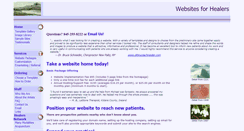 Desktop Screenshot of healers-websites.com